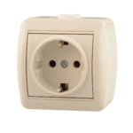 Lezard NATA розетка с/з крем