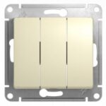Schneider GLOSSA выключатель 3кл. крем механизм