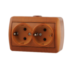Lezard NATA розетка 2-я с/з Сосна