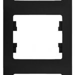 Schneider electric GLOSSA 3-постовая РАМКА, вертикальная, АНТРАЦИТ