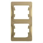 Schneider electric GLOSSA 2-постовая РАМКА, вертикальная, ТИТАН