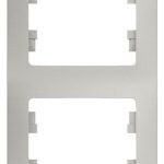 Schneider electric GLOSSA 4-постовая РАМКА, вертикальная, ПЕРЛАМУТРОВЫЙ