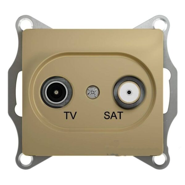 Schneider electric GLOSSA TV-SAT РОЗЕТКА одиночная 1DB, ТИТАН
