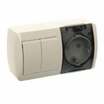 Lezard NATA Блок В2+Р/крышка горизонт крем