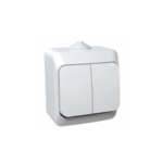 Schneider Этюд IP44 выключатель 2 кл. белый