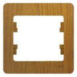 Schneider electric GLOSSA 1-постовая РАМКА, ДЕРЕВО ДУБ