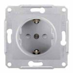 Schneider SEDNA розетка с/з алюминий