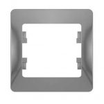 Schneider electric GLOSSA 1-постовая РАМКА, АЛЮМИНИЙ