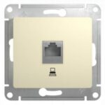 Schneider GLOSSA розетка Компьютер CAT5 крем механизм