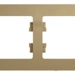 Schneider electric GLOSSA 2-постовая РАМКА, горизонтальная, ТИТАН