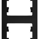Schneider electric GLOSSA 4-постовая РАМКА, вертикальная, АНТРАЦИТ