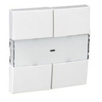 Efapel  Клавиша для четырехкнопочного механизма, белый