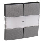 Efapel  Клавиша для четырехкнопочного механизма, серый