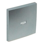 Efapel Клавиша выключателя с подсветкой, алюминий