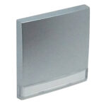 Efapel  Клавиша для выключателя с полем для индикации, алюминий