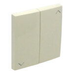 Efapel Клавиша кнопочного выключателя для жалюзи, двойная, бежевая