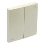 Efapel  Клавиша кнопочного выключателя для жалюзи, двойная, жемчуг