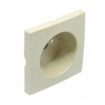 Efapel  Лицевая панель для розетки 2к, жемчуг