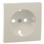Efapel  TMF Лицевая панель для розетки 2к+з с защитными шторками, бежевая