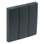 Efapel Клавиша выключателя тройная, серая