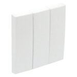 Efapel  Клавиша выключателя тройная, белая