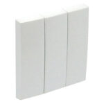 Efapel  Клавиша выключателя тройная, лёд