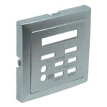 Efapel  Лицевая панель для одноканального модуля с FM-тюнером,будильником и ИК-управлением, алюм