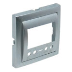 Efapel  Лицевая панель для программируемого хронотермостата, алюминий