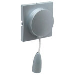 Efapel  Лицевая панель для кнопочного выключателя (с двумя положениями), алюминий