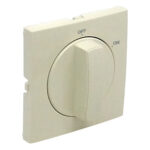 Efapel  Лицевая панель для поворотного переключателя, бежевая