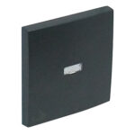 Efapel  Клавиша с индикатором и символом "звонок", серая