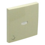 Efapel  Клавиша с индикатором и символом "свет", бежевая