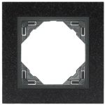 Efapel  Одиночная рамка, натуральный гранит/серый