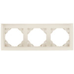 Efapel  3-х местная рамка, жемчуг