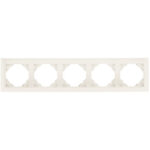 Efapel  5-и местная рамка, лёд