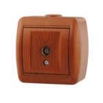 Lezard NATA розетка ТV оконечная Сосна