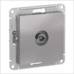 TV Розетка оконечная 1DB, механизм, Алюминий AtlasDesign