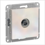 TV Розетка оконечная 1DB, механизм, Жемчуг