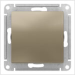 Выключатель 1-клавишный, сх.1, 10АХ, механизм, Шампань AtlasDesign