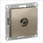 Schneider Electric ATLASDESIGN TV АНТЕННА коннектор, механизм, ШАМПАНЬ