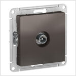 TV Розетка проходная 4DB, механизм, Мокко AtlasDesign