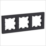 Рамка 3-я, универсальная, Карбон