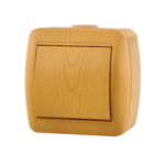 Lezard NATA выключатель 1 кл. Ольха