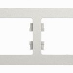 Schneider electric GLOSSA 4-постовая РАМКА, горизонтальная, ПЕРЛАМУТРОВЫЙ