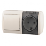 Lezard NATA Блок В1+Р/крышка горизонт белый