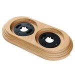 Bironi Рамка двухместная натурэль дерево