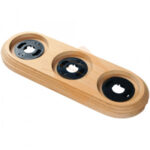 Bironi Рамка трехместная натурэль дерево