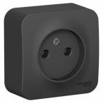 Schneider electric BLANCA РОЗЕТКА б/з без штор. ИЗОЛ.ПЛ., 16А, 250В, АНТРАЦИТ
