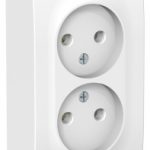 Schneider electric BLANCA РОЗЕТКА двойная б/з без шт. ИЗОЛ.ПЛ., 16А, 250В, БЕЛЫЙ