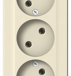 Schneider electric BLANCA РОЗЕТКА 3-ая б/з без штор. ИЗОЛ.ПЛ., 16А, 250В, МОЛОЧНЫЙ